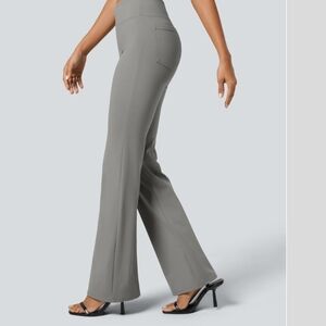 Women's Gray Flared Pants